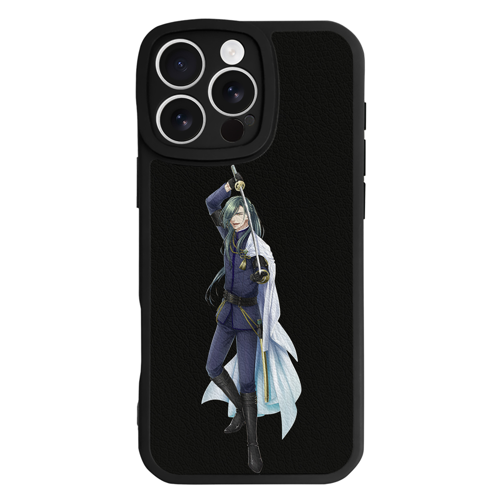 （画像用） 刀剣乱舞 Touken Ranbu 【iPhone 16シリーズ対応】シリコンスマホケース（レザー調） 材質：シリコン
